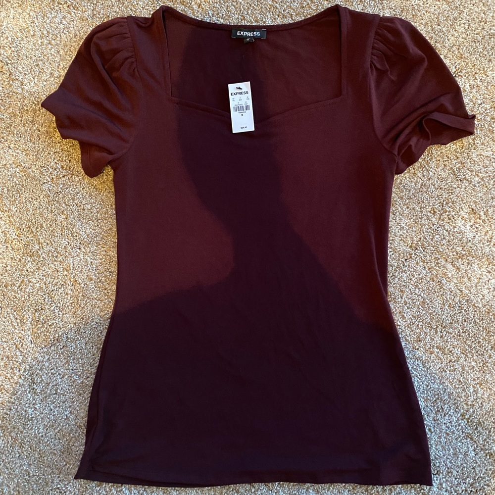 Maroon Blouse